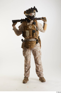 Casey Schneider Paratrooper Desert Marpat relaxing standing whole body 0001.jpg